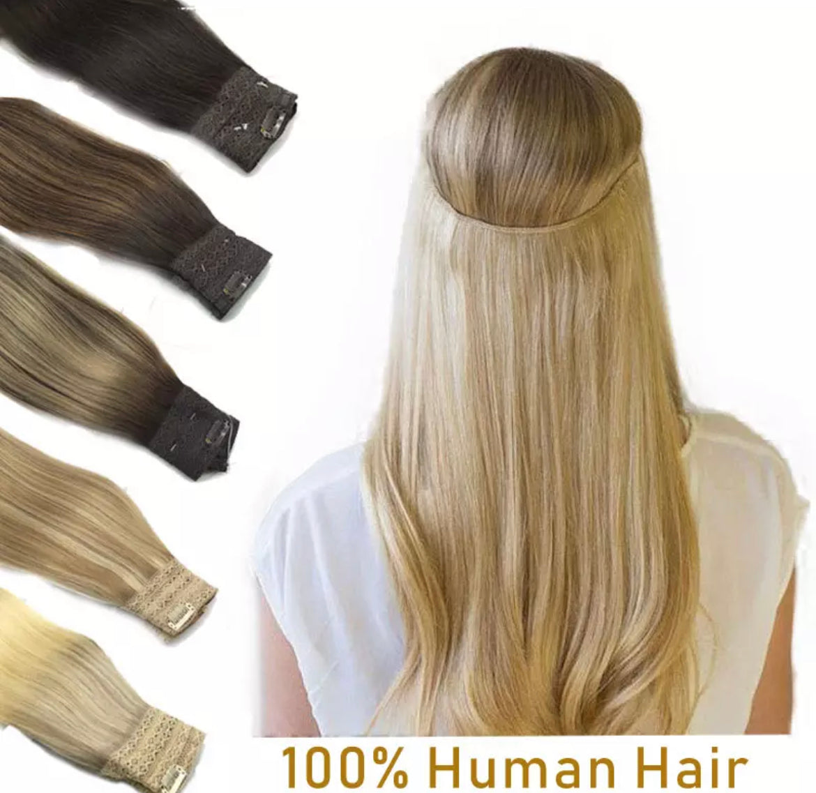 Hair Extensions Wire & Clip In