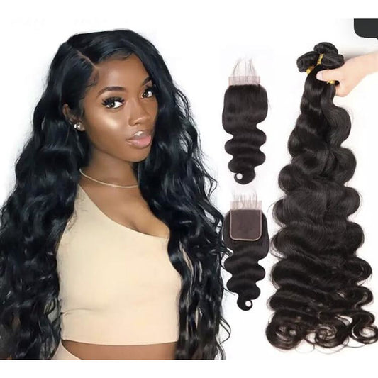 26 Inch Body Wave Bundles With Closure